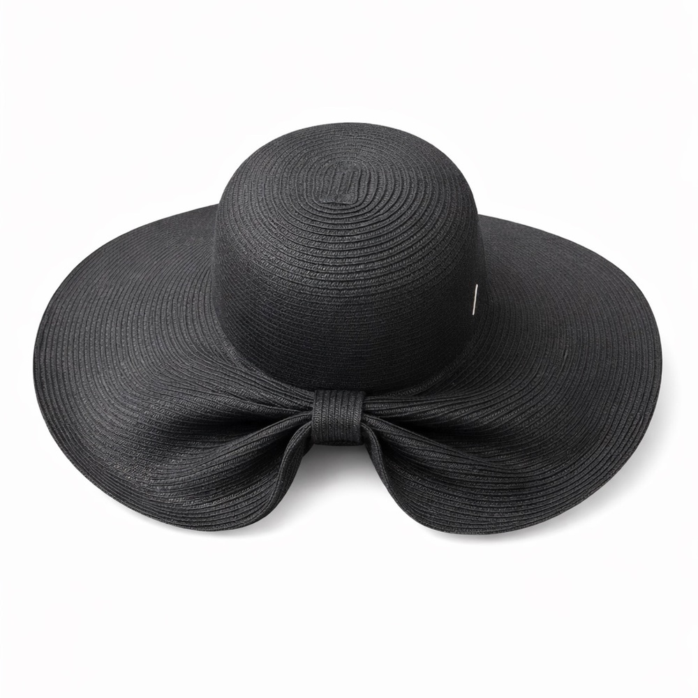 San Diego Hat Company Black Bow Sun Hat